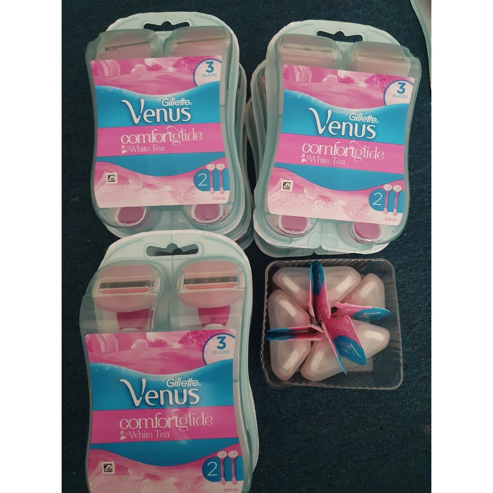 ĐẦU DAO CẠO 3 LƯỠI VENUS GILLETTE COMFORTGLIDE WHITE TEA
