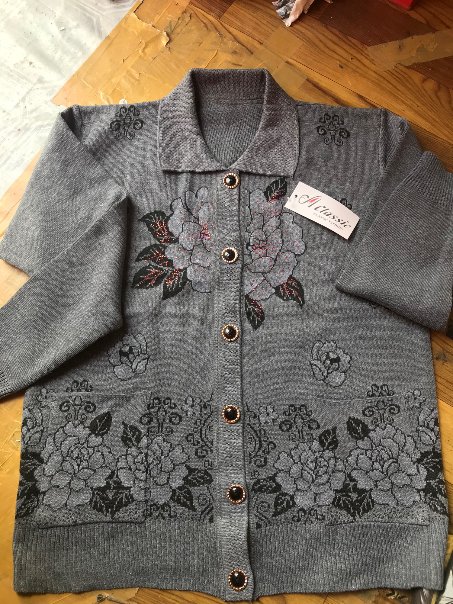 [HCM]Áo khoác len trung niên Quảng Châu( size 45-70kg)