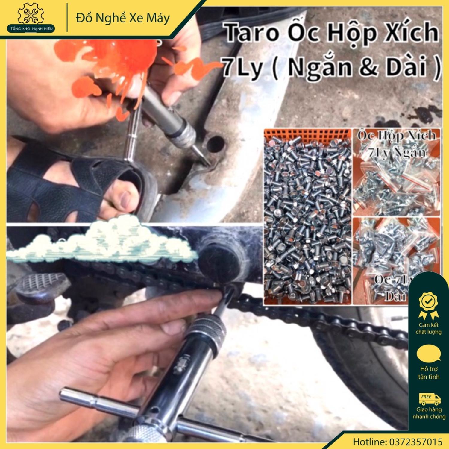 🌟 dụng cụ taro ốc hộp xích 7ly cao cấp - hàng có sẵn