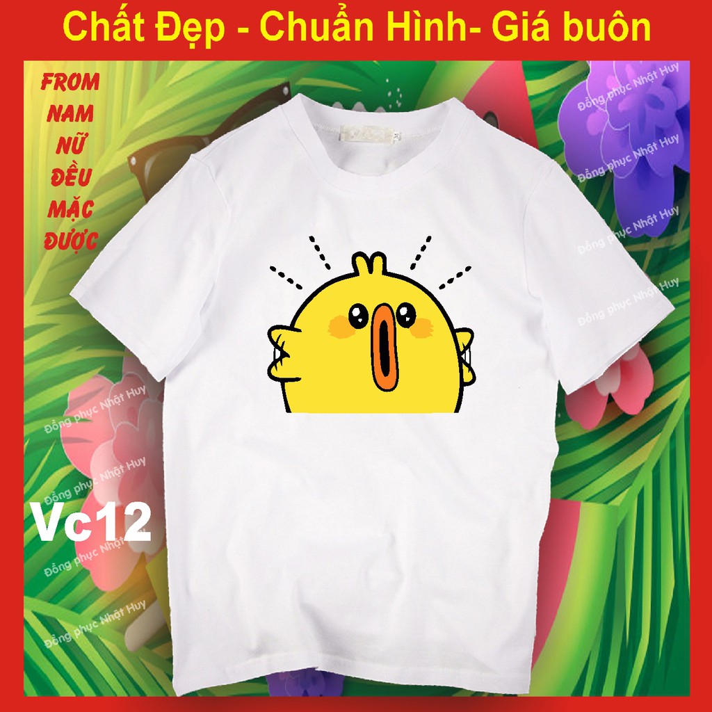 áo thun vịt tik tok 11, biểu cảm,phông bao đổi trả