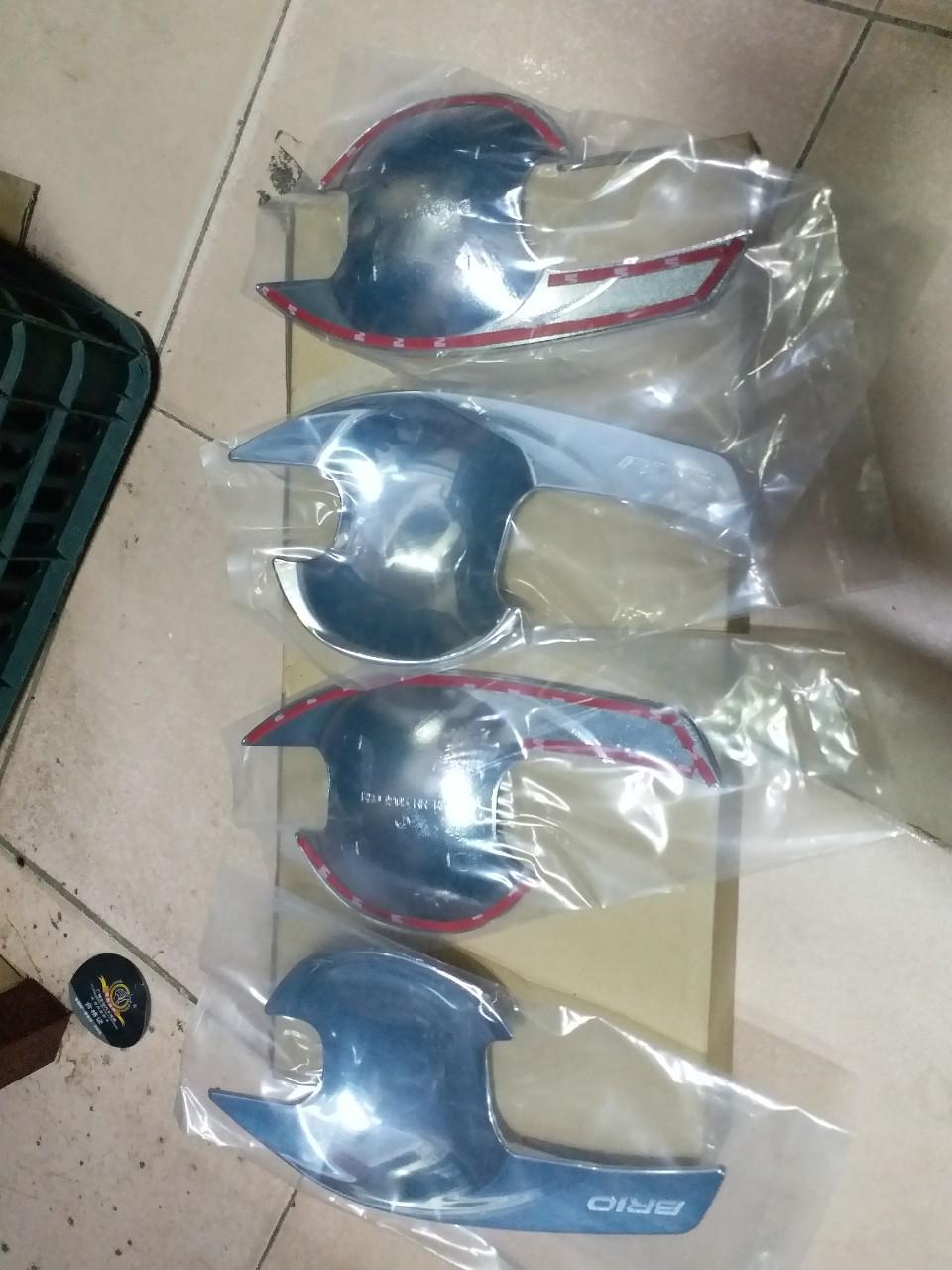 Bộ ốp Hõm Cửa mạ crom xe Honda Brio các đời xe từ 2019 đến 2022,2023 new