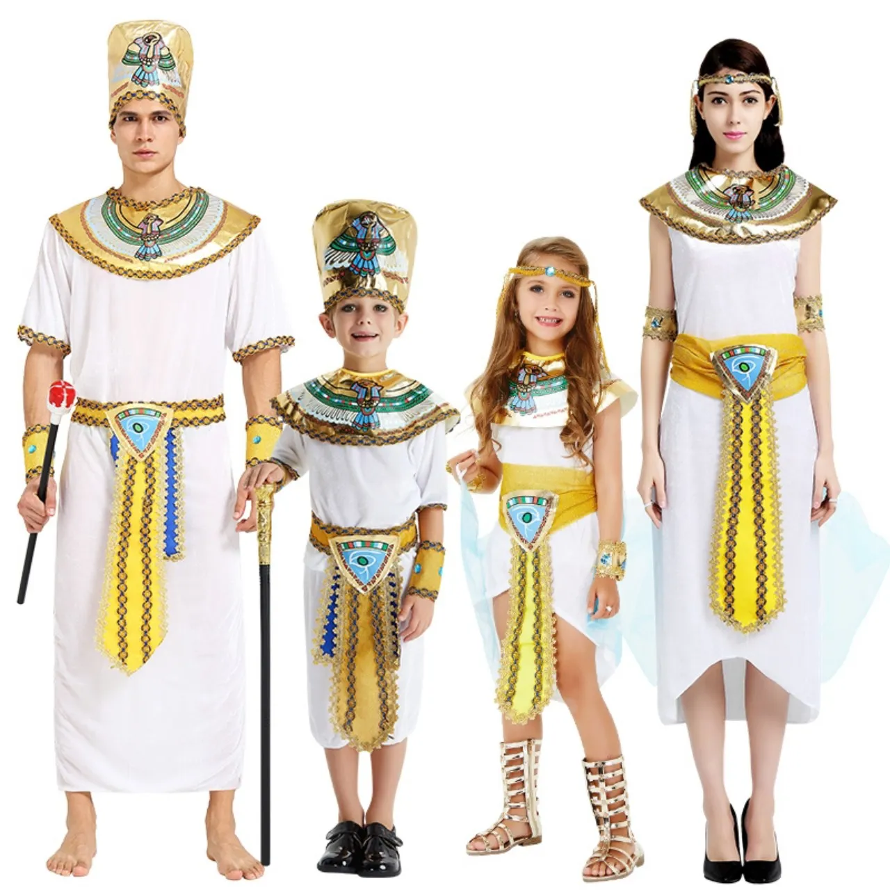 (Có Sẵn) Trang Phục Nữ Hoàng Ai Cập Cổ Đại Trang Phục Pharaon Trang Phục Halloween Cosplay Hóa Trang