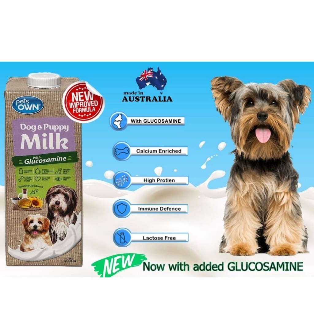SỮA TƯƠI ÚC BỔ SUNG GLUCOSAMINE CHO CHÓ 1L