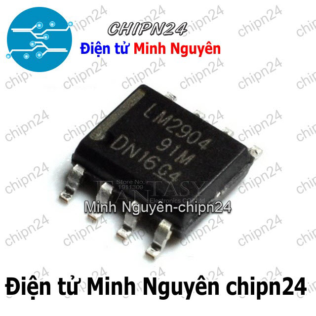 [2 con] (SOP) IC Dán LM2904 SOP-8 (SMD) (LM2904DR 2904) - HH003898