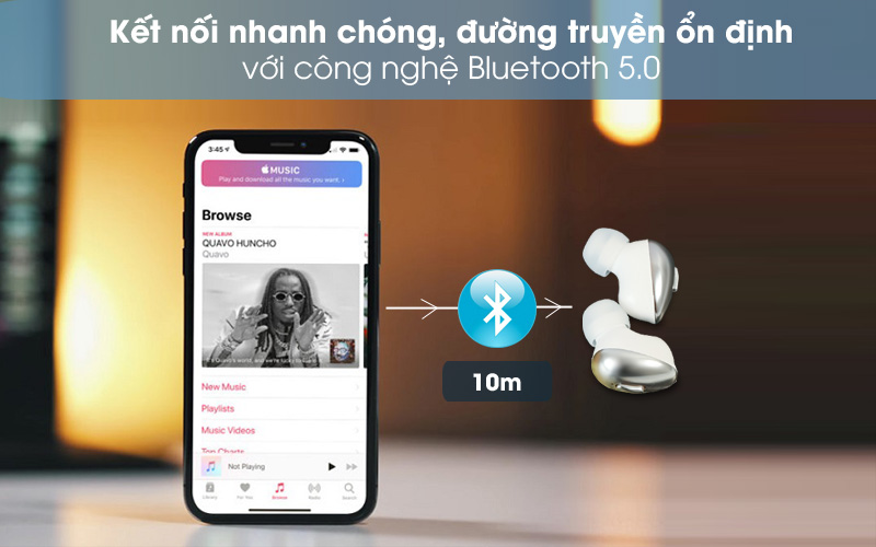 Tai nghe Bluetooth True Wireless Mozard Q8