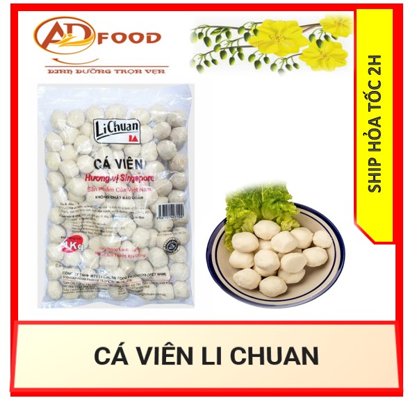 500g cá viên Lichuan thượng hạng