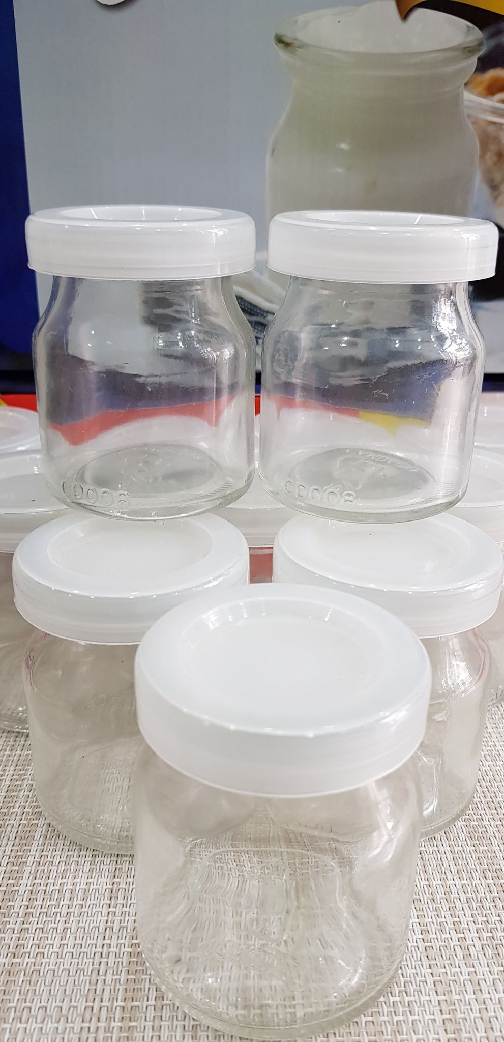 Hũ Thủy Tinh Đựng Sữa Chua (Hộp 12 Hủ)
