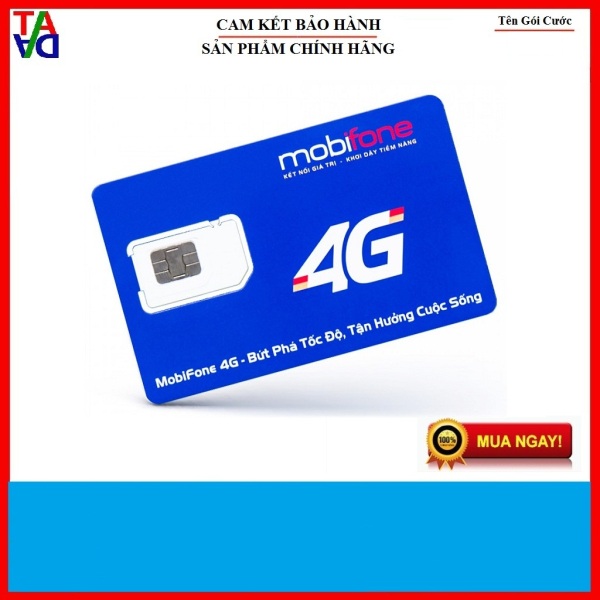 Sim 4G Mobifone C120 tặng 4GB/Ngày - Gọi nội mạng miễn phí