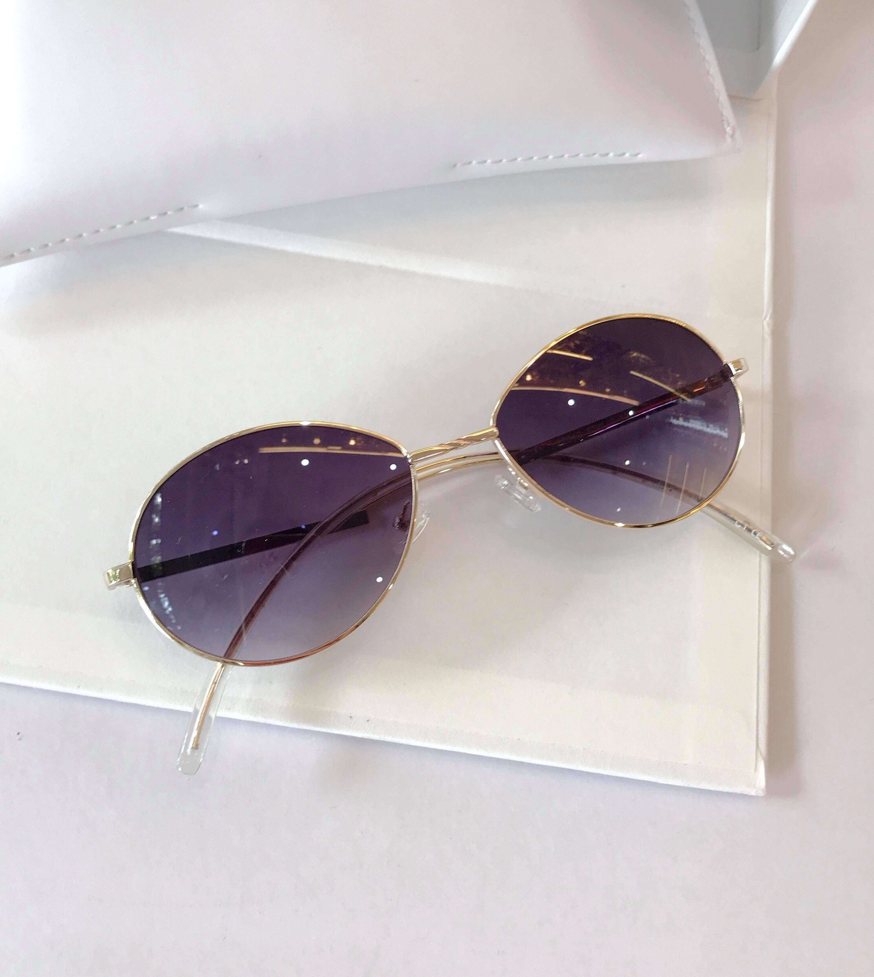 Kính râm Mắt tròn Cobalt nhỏ unisex thời trang (Nhiều Màu)