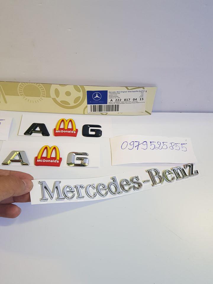 TEM AMG MC DONAL MEC ( 1 CÁI)