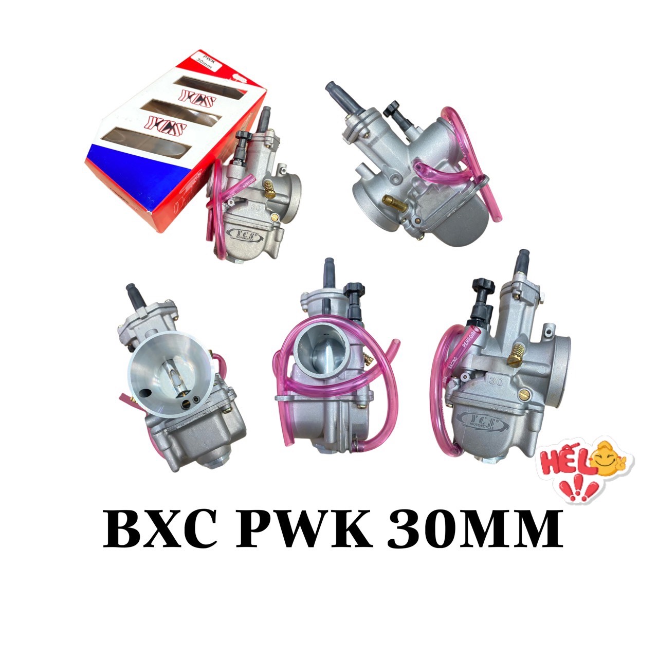 Bình xăng con ga dẹp PWK YCS ( Size : 28mm / 30mm / 32mm / 34mm )
