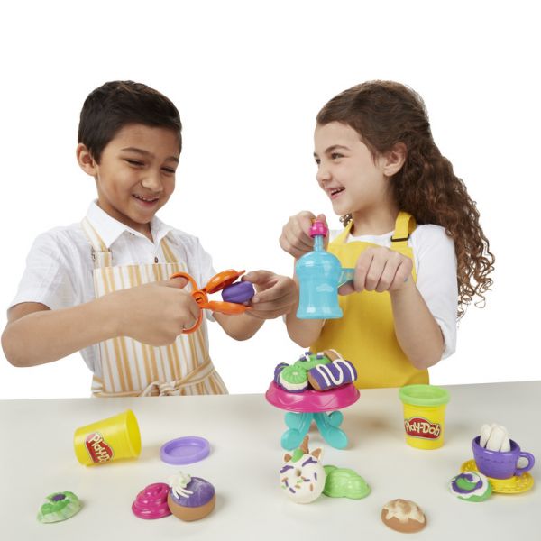 Đồ Chơi Đất Nặn Tập làm bánh donut PLAYDOH E3344