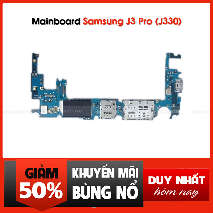 Main samsung j3 pro / j330 zin bóc máy - bo mạch chủ điện thoại samsung galaxy j3pro