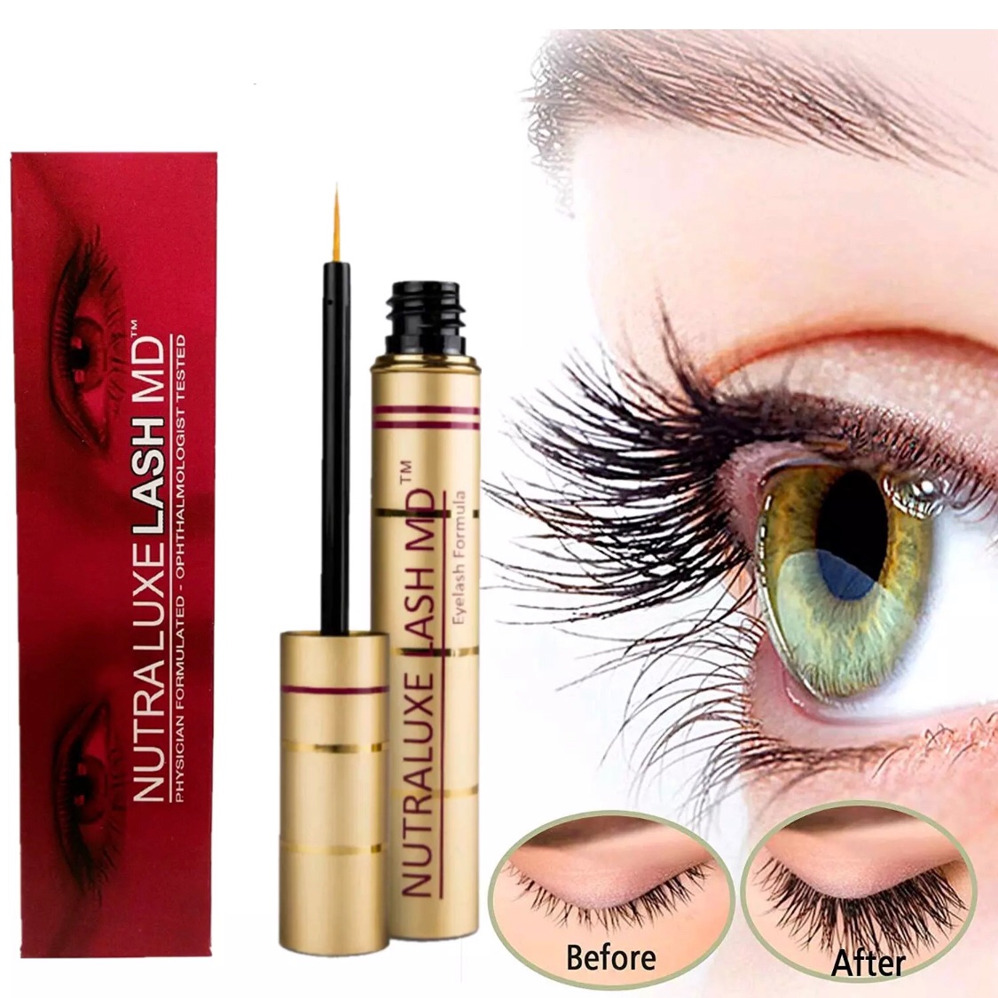 Dưỡng mi Nutraluxe Lash MD - hàng nhập Mỹ (Full size 4,5 ml)