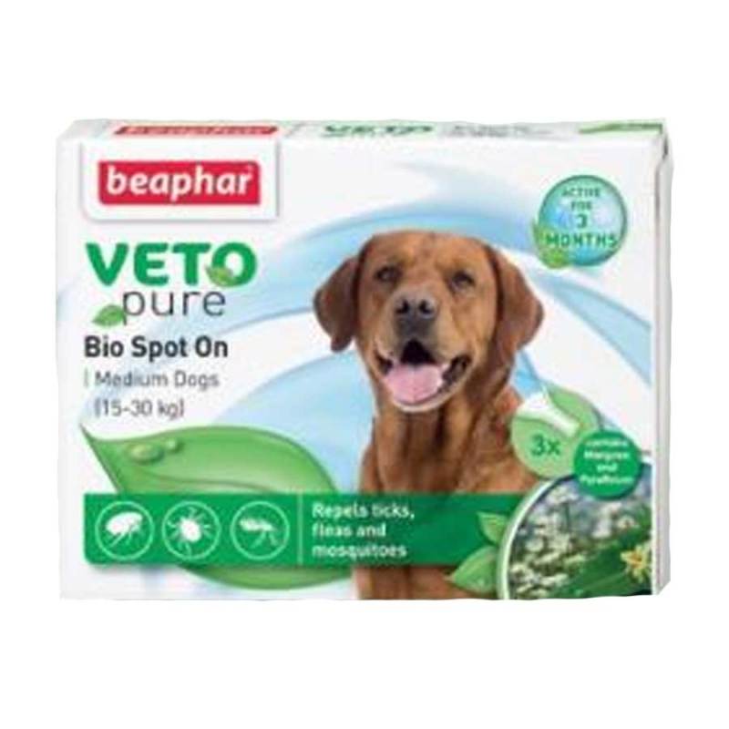 Thuốc Nhỏ Gáy Cho Chó Cỡ Trung Ngăn Ngừa Ve Beaphar Bio Green