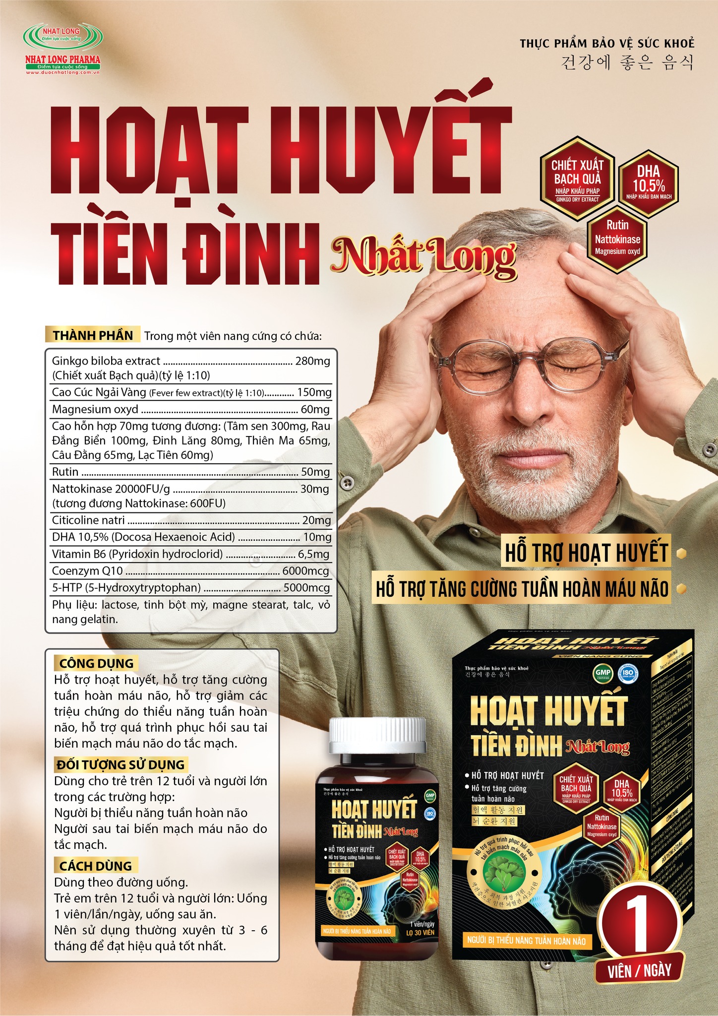 HOẠT HUYẾT TIỀN ĐÌNH NHẤT LONG