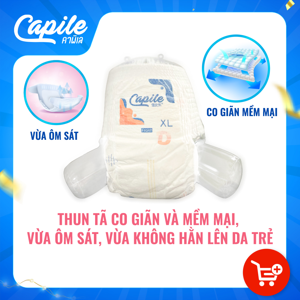 Tã/Bỉm CAPILE loại quần - FULL Size - dành cho bé