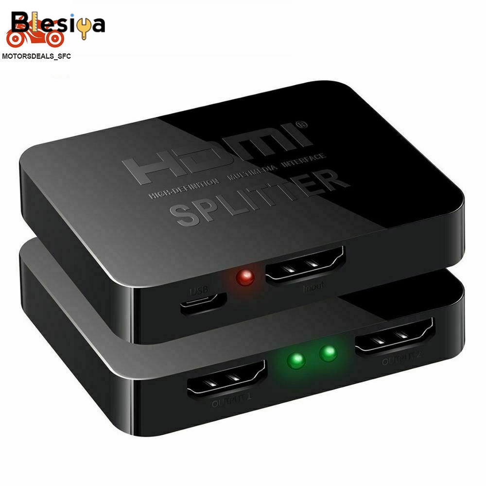 Blesiya Bộ Chia HDMI, 1 Trong 2 Ra 4K 3D 1080P Dành Cho Màn Hình Kép