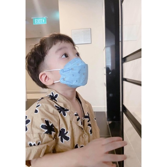 (Giao Được HCM ) Túi 10 chiếc khẩu trang 4D mask KF94 trẻ em (1-5 tuổi)