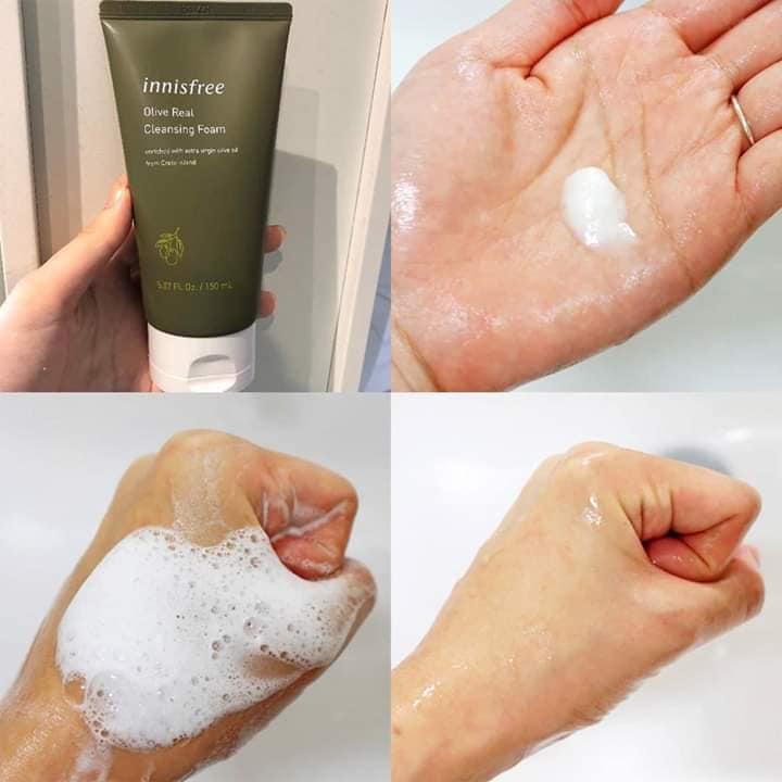 Sữa rửa mặt Innisfree Olive real cleansing foam 150ml..