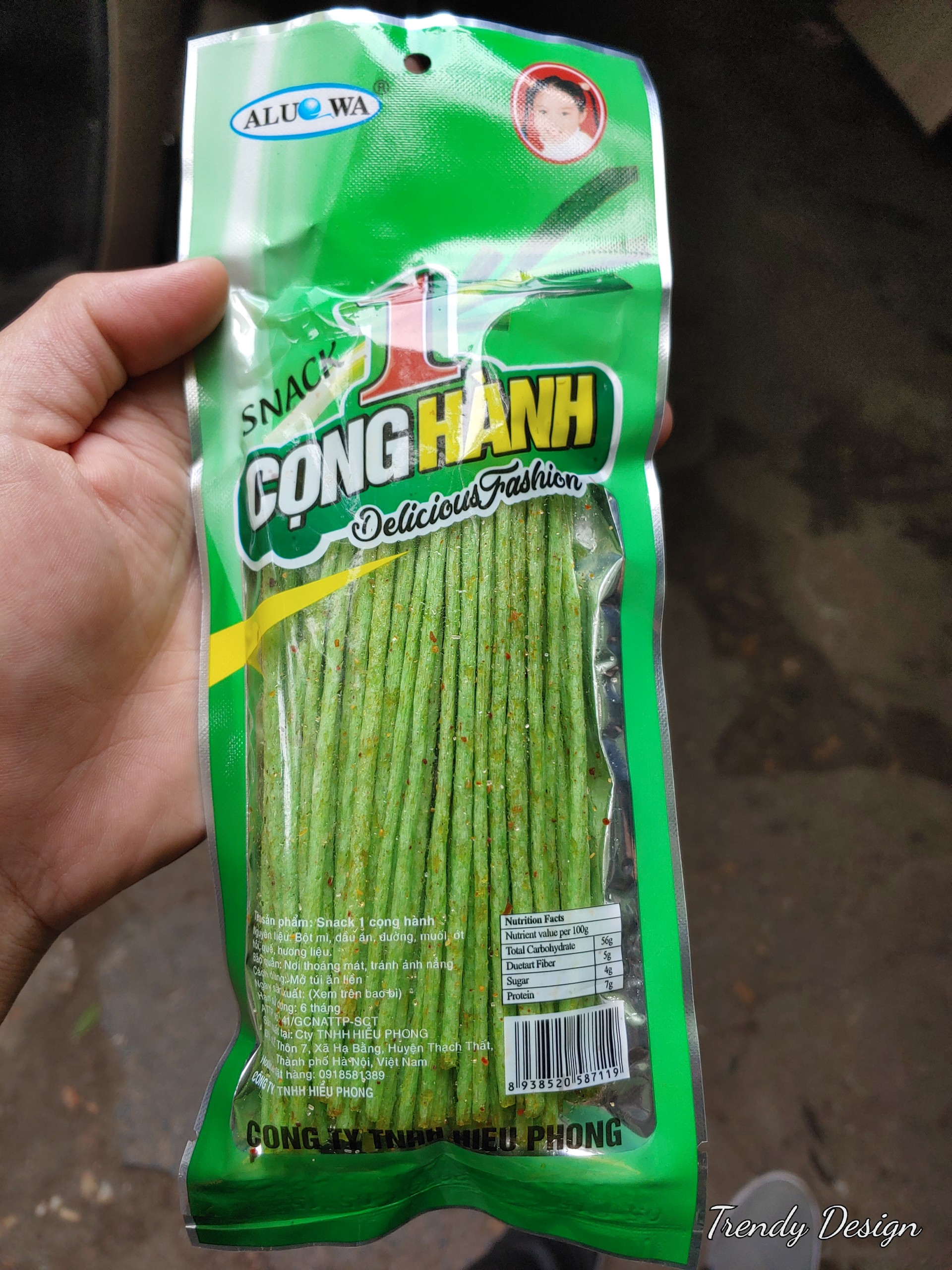 Bịch bim bim  snack cọng hành( cọng hành)