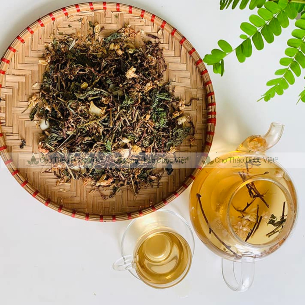 Trà sơn mật hồng sâm 1kg, giúp mát gan, thanh nhiệt, giải khát, an thần, ngủ ngon, ổn định huyết áp