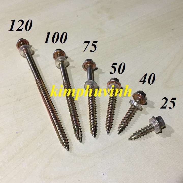 10CM - 20 Con VÍT BẮN TÔN GỖ 10CM - VÍT GỖ