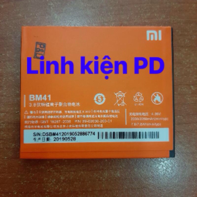 Pin Xiaomi Mi 2A / Redmi 1S / 1 ( BM41 )