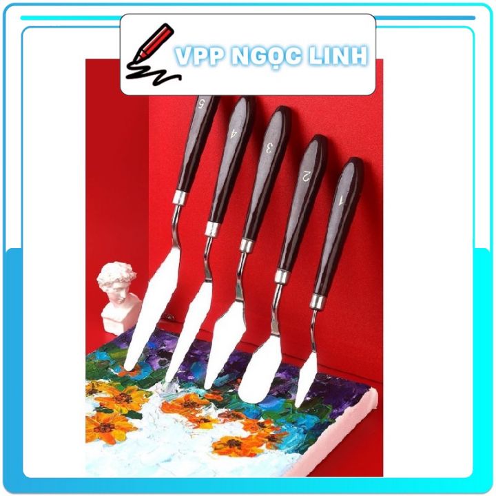 Bay Lấy Màu Acrylic Cán Trắng