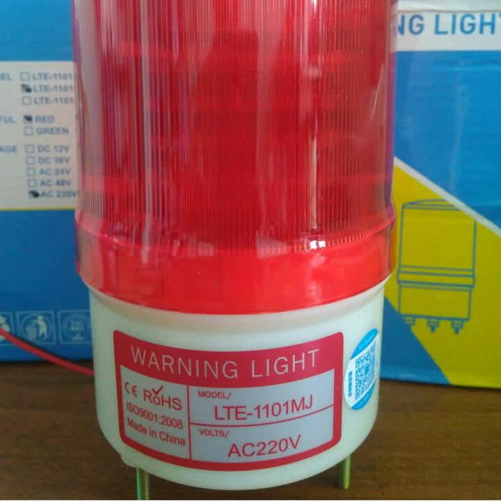 ĐÈN CẢNH BÁO LED 220V KHÔNG CÒI