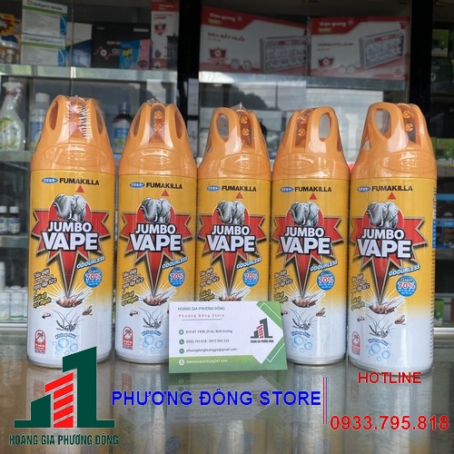 Bình xịt muỗi và côn trùng  jumbo (Chai 300ml)