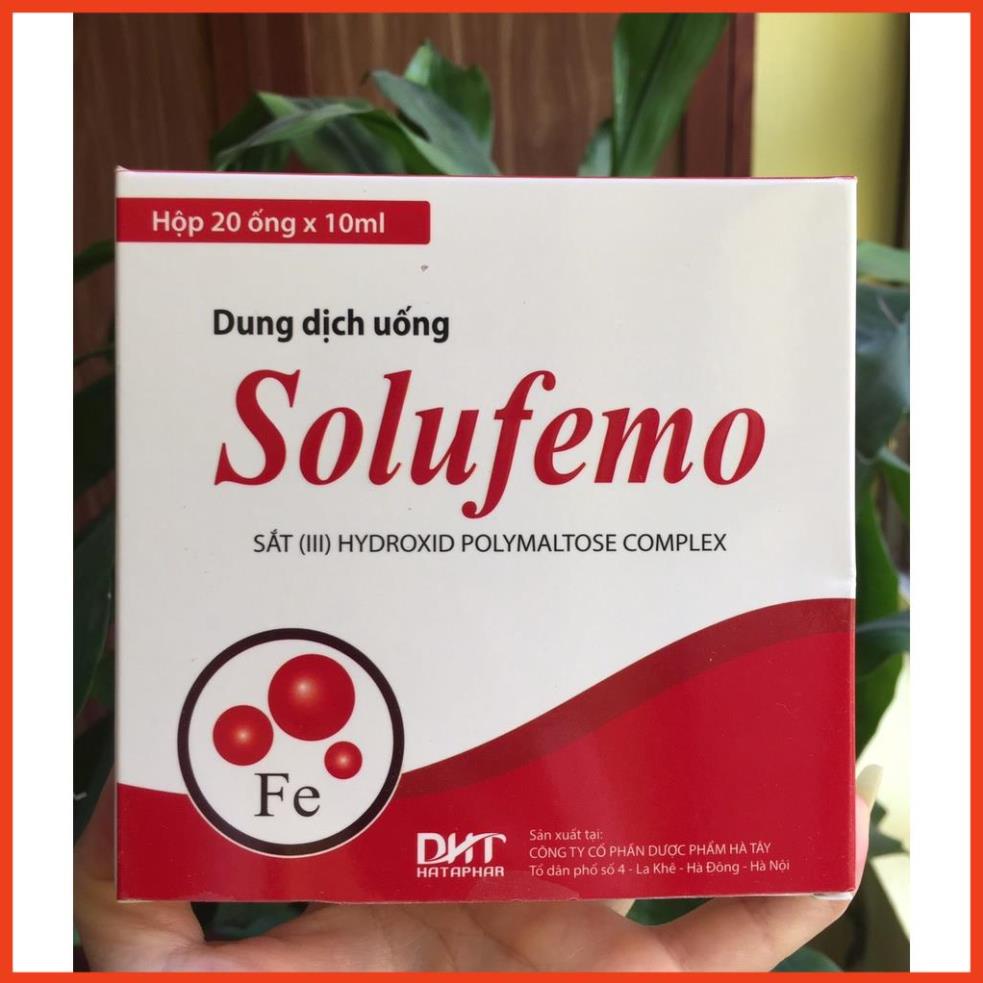 Sắt siro Solufemo bổ sung sắt trực tiếp