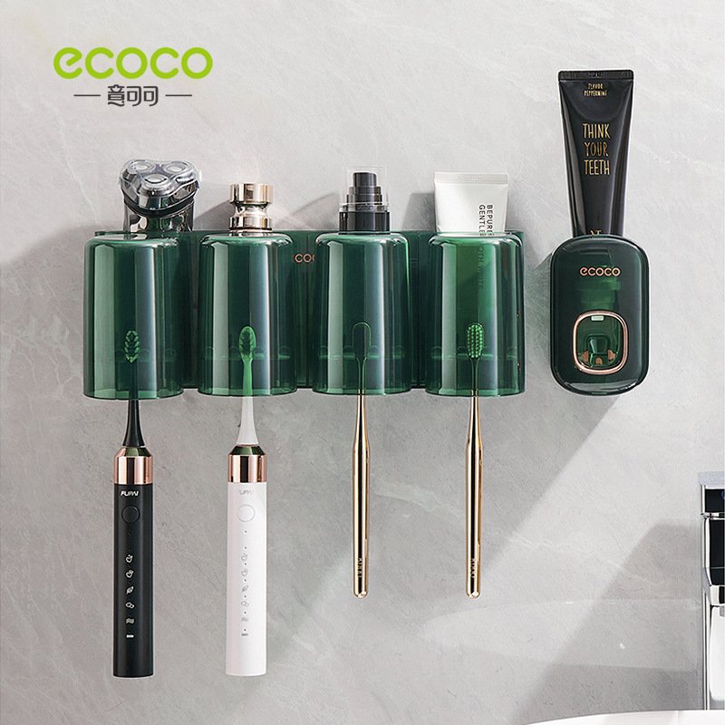 Bộ kệ nhả kem đánh răng Ecoco cao cấp 2023