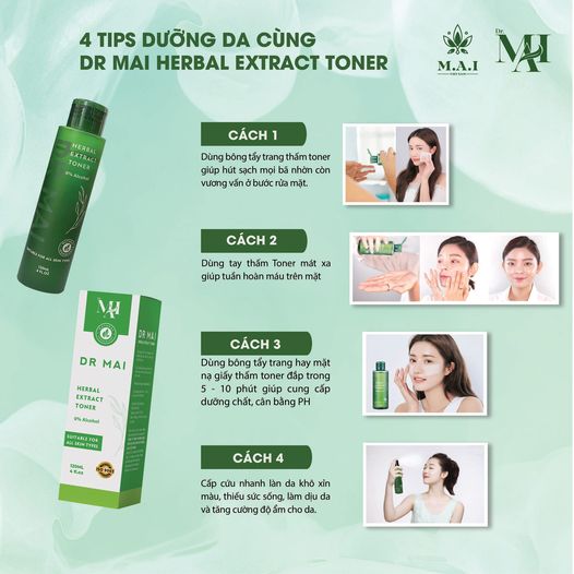 COMPO DR.MAI + SỮA RỬA MẶT + TONER