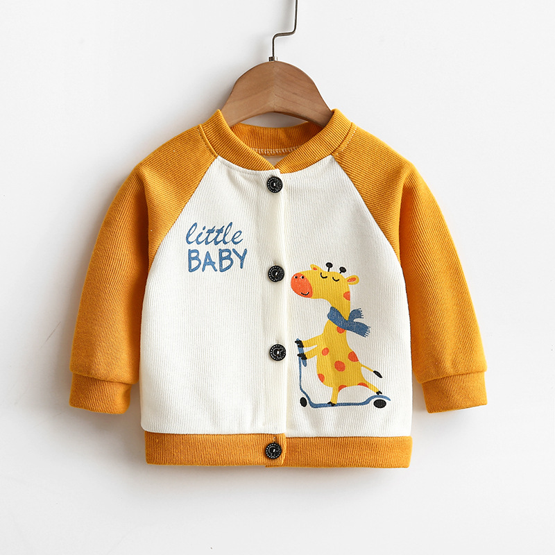 Áo khoác thu đông cho bé trai và bé gái từ 8-17kg phong cách Hàn Quốc