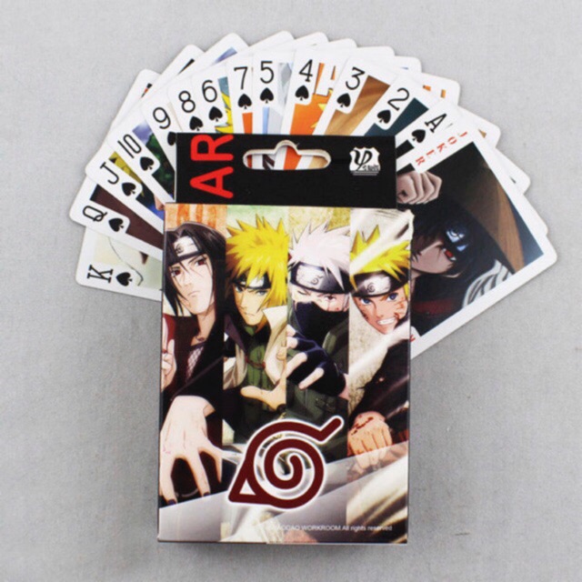Bộ bài anime naruto , bộ bài Tây naruto, bộ tú naruto 54 ảnh khác nhau