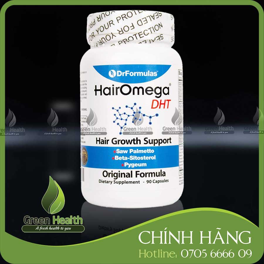 DHT HairOmega Biotin Thực Phẩm Bổ Sung Đẹp Da Tóc Móng Hàng Nhập Mỹ Cải Thiện Tình Trạng Tóc Rụng Hói Đầu Cho Bạn Mái Tóc Bóng Khỏe Dày Dặn Kích Thích Tóc