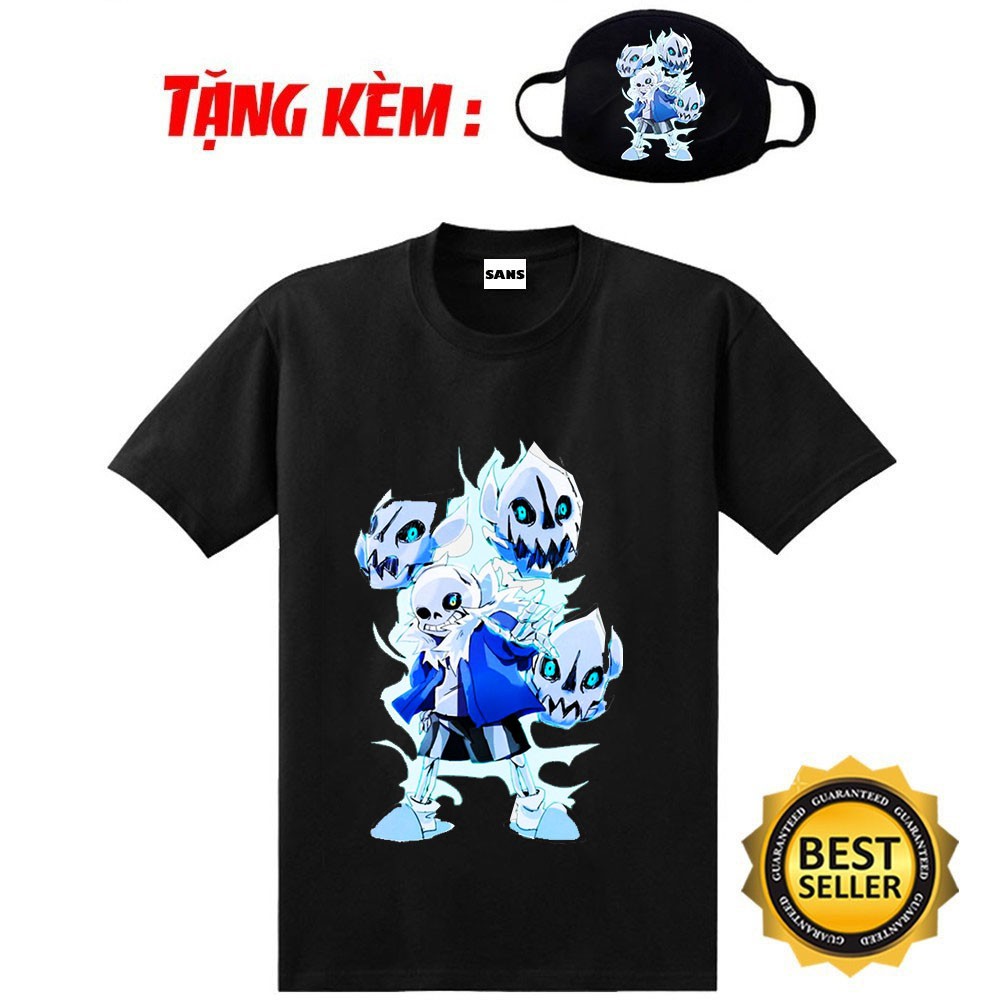 [SALE HOT] BST Áo BIỆT ĐỘI GANGSTER- SANS Undertale độc chất