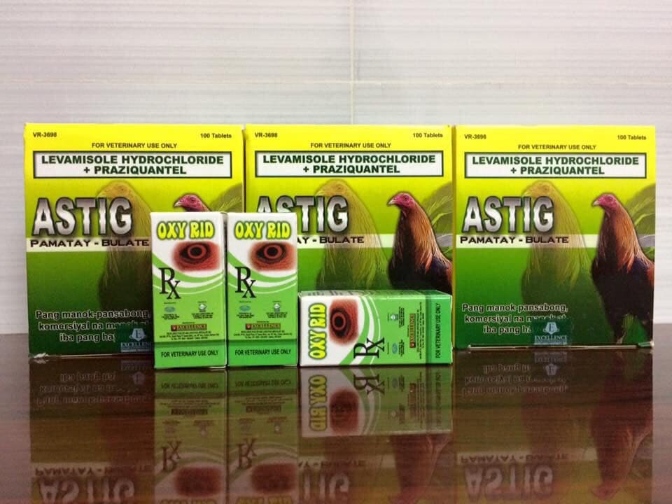 OXY RID TRI SÂU MẮT, GIUN MẮT CHO GÀ ĐÁ CHAI 5ML
