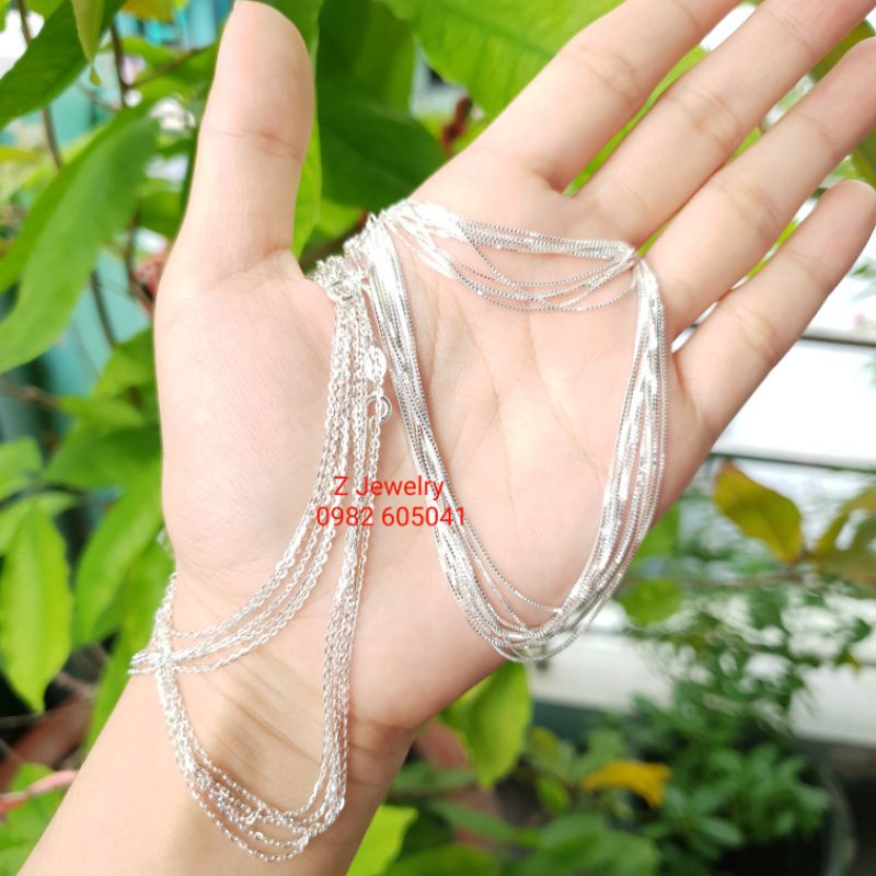 Dây Chuyền Bạc Ý 925 Cao Cấp