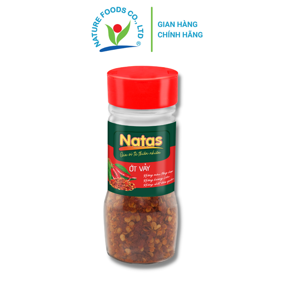 ỚT VẢY NATAS gia vị tiện dụng (hũ 50g)