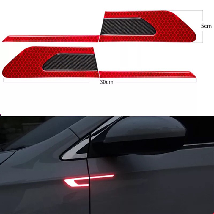 [HCM]Mang cá phản quang dán xe ô tô MC028