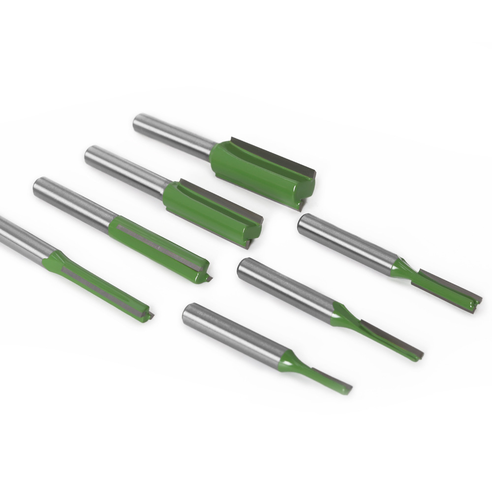 Mũi Phay Gỗ Thẳng 6mm và 1/4