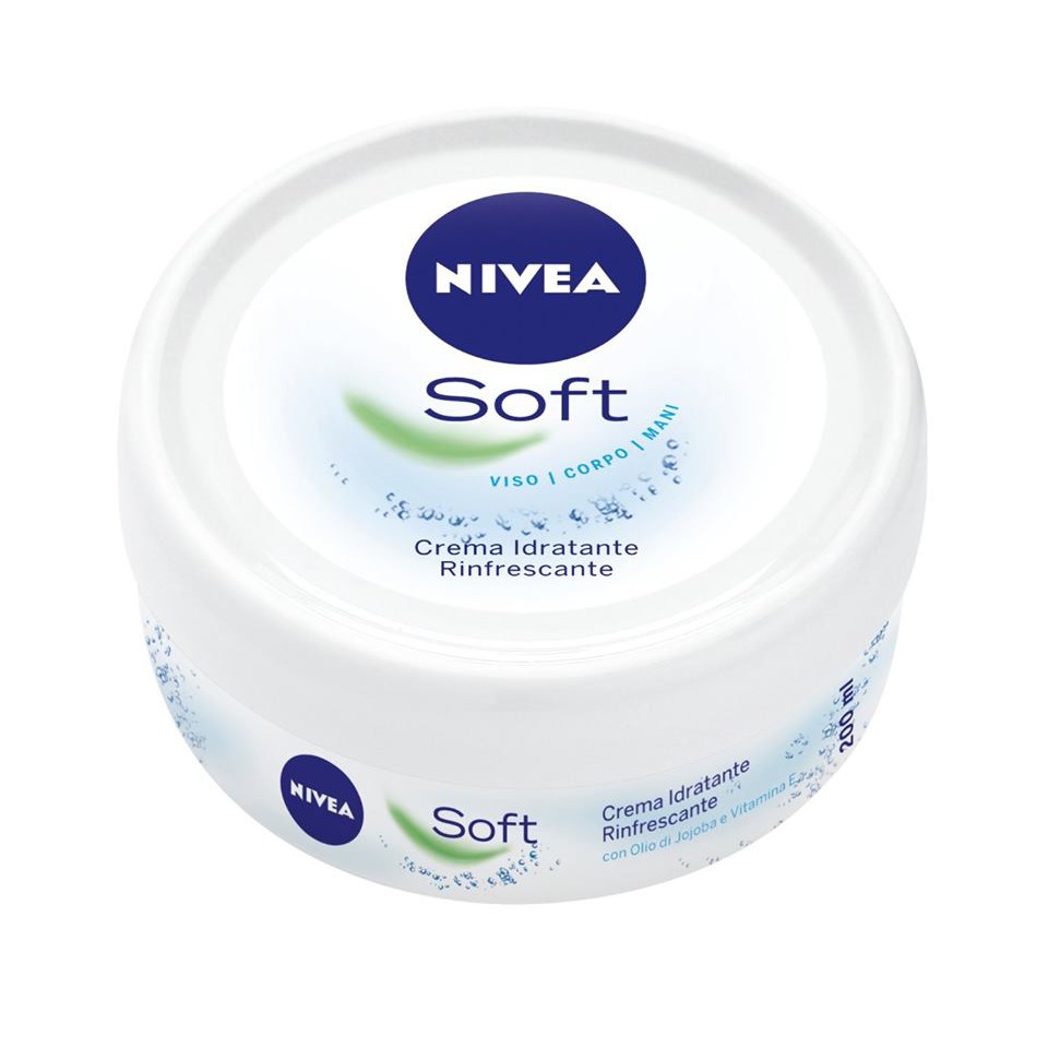 Kem dưỡng da mặt và toàn thân Nivea Soft Đức 200ml