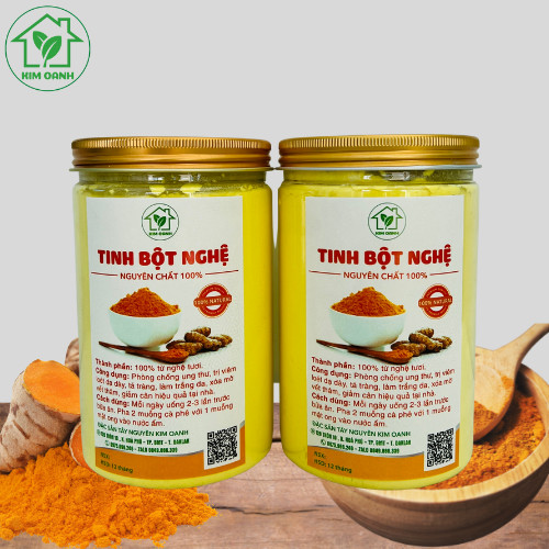 Tinh Bột Nghệ Nguyên Chất - Hộp 500gr