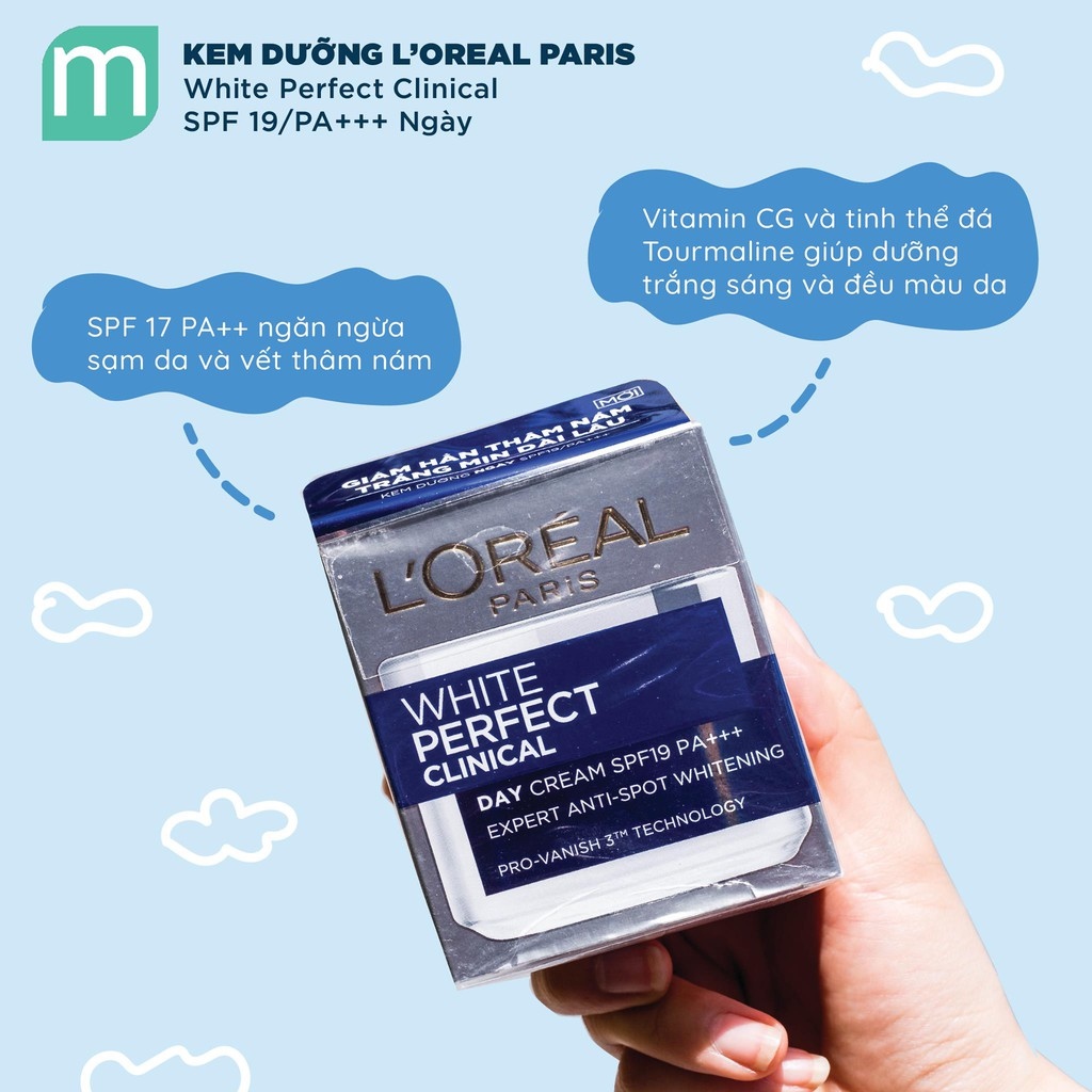 Kem Dưỡng Loreal Paris White Perfect Clinical