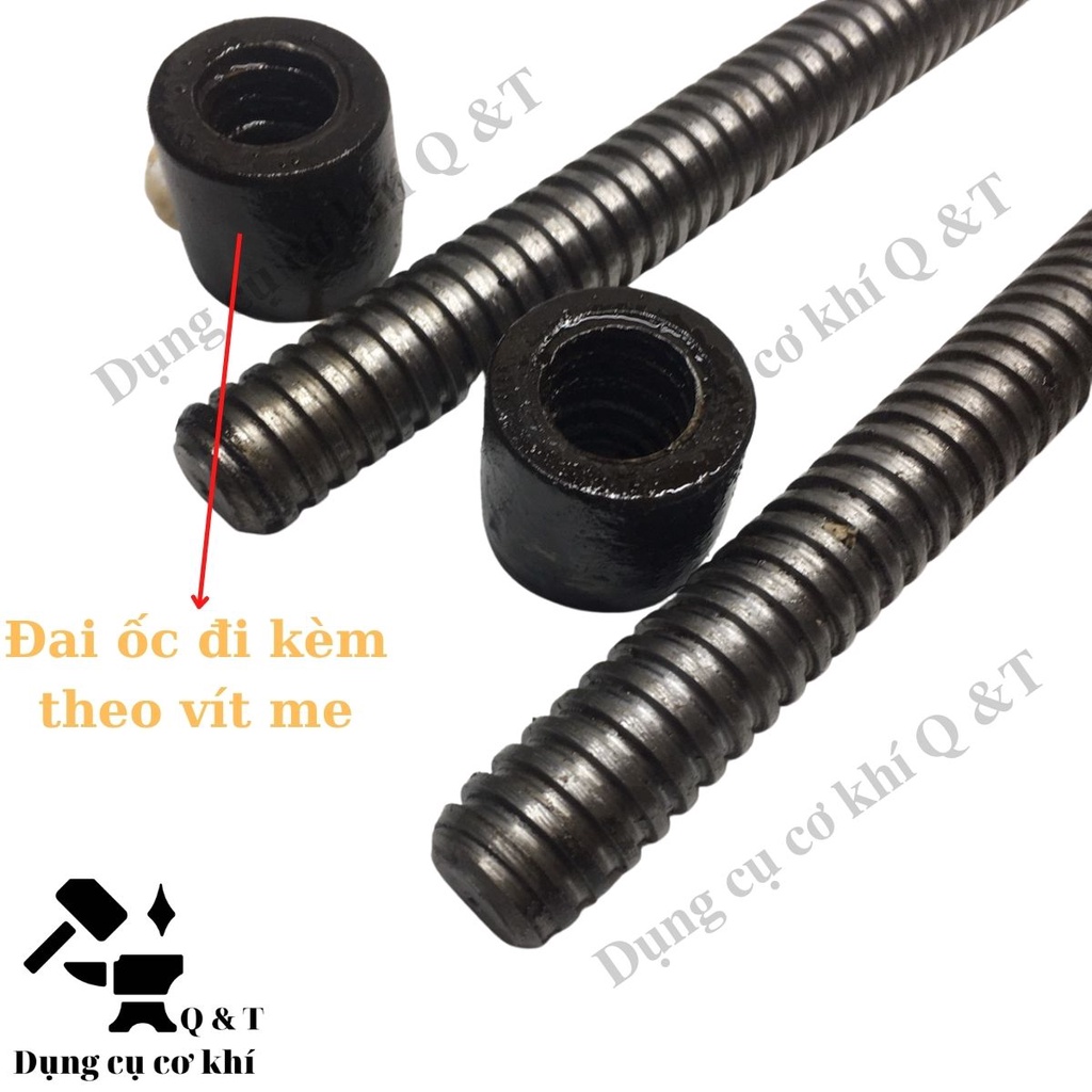 Vít me trục 20mm dài 200mm và 250mm ( có 1 đai ốc đi kèm )