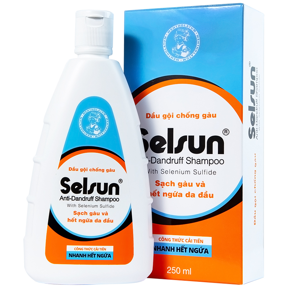 (Tặng 5 gói 7ml) Dầu gội chống gàu Selsun 250ml