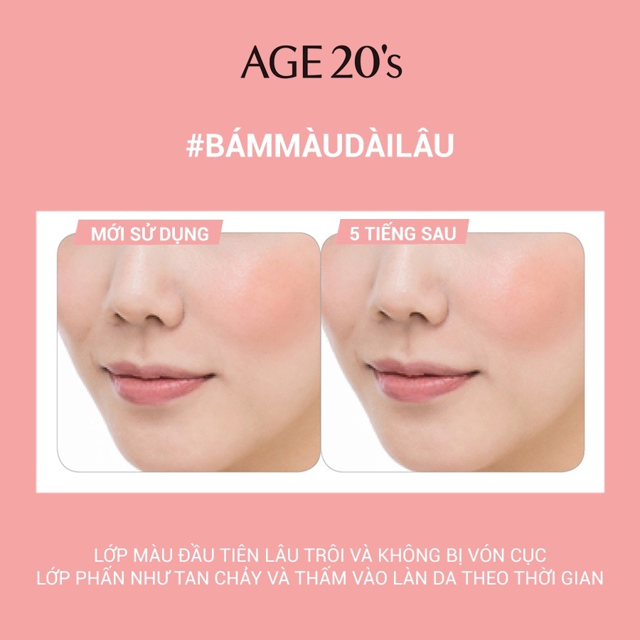 Phấn má hồng AGE 20's Essence Blusher Pact 7g