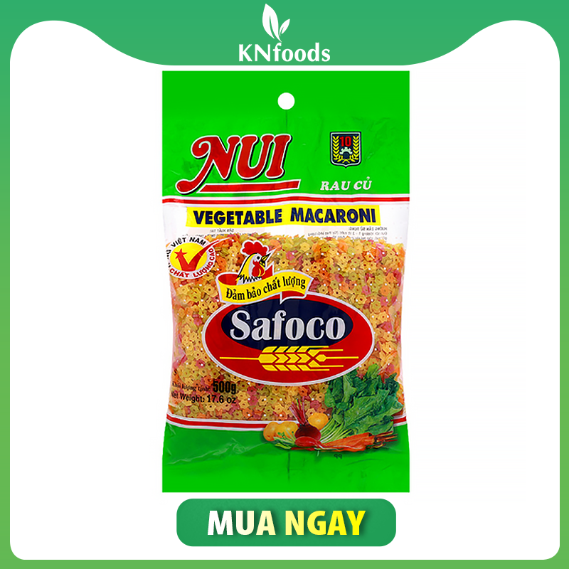 Nui sao rau củ safoco gói 500g